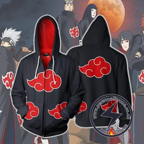 Naruto - Akatsuki Zip Up - Hoodies Jackets